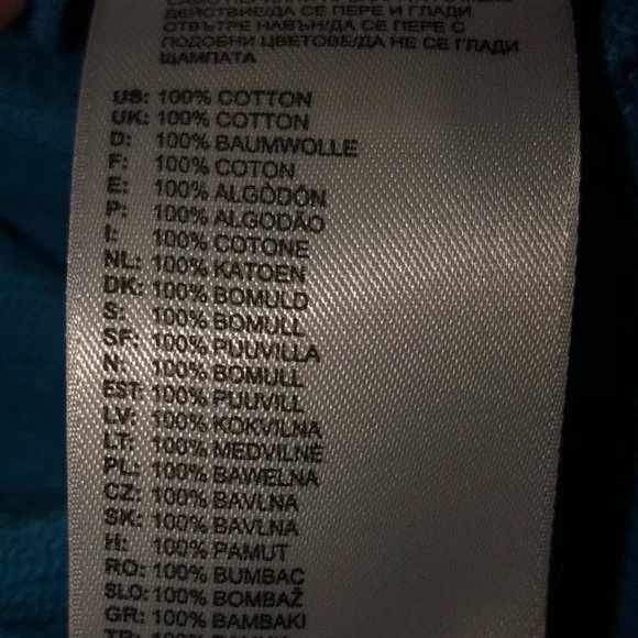 Adidas Blue and White Striped Pullover Hoodie - Picture 8 of 12